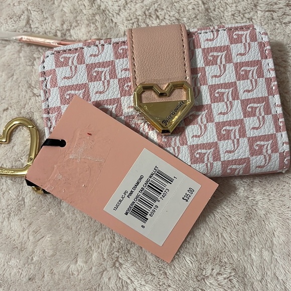 Juicy Couture Pink Diamond Modern chic Tab Card Wallet - Picture 2 of 5